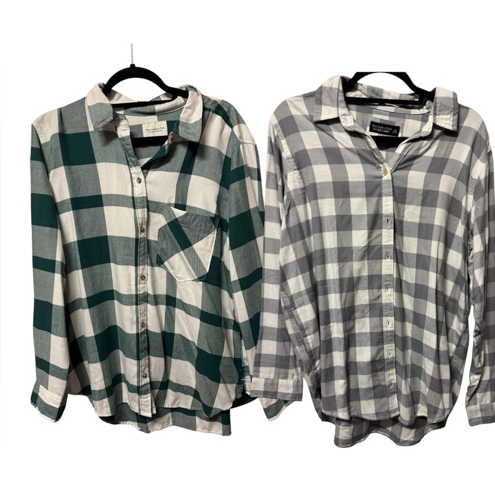 Abercrombie soft flannel tops